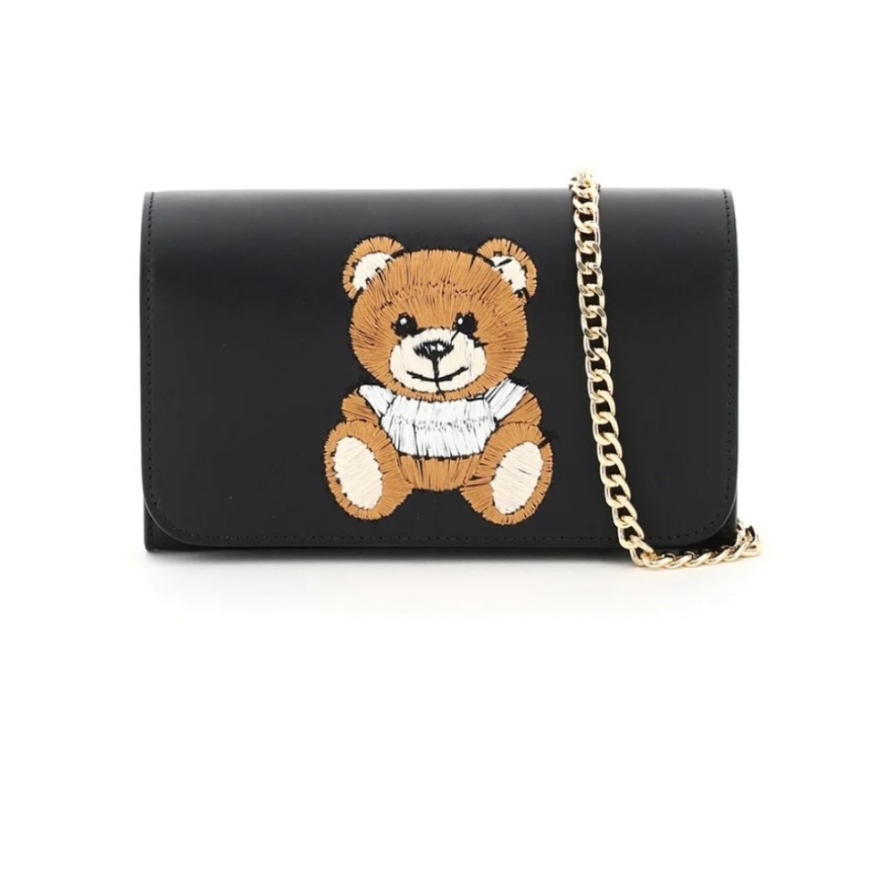 MoschinoMoschino Teddy Bear Mini Chain crossbody/Clutch Bag
